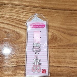 Dance Class Pink Ballet Shoe Bookmark
